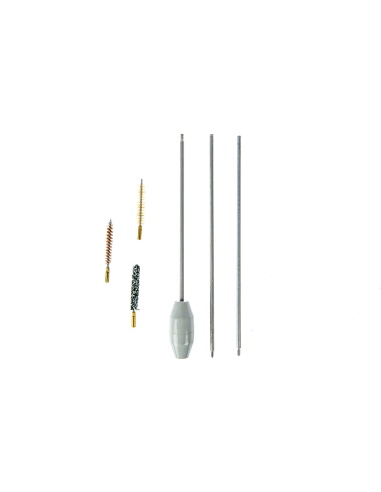 CZ002835   Kit di pulizia TFC bacchetta 3pz alluminio con 3 scovoli x carabina cal.7 1