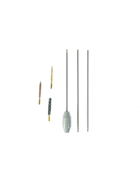CZ002835   Kit di pulizia TFC bacchetta 3pz alluminio con 3 scovoli x carabina cal.7 1