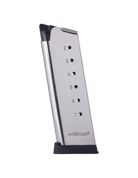 MecGar MGCO4507NPF 1911 officer magazine cal45acp 7round