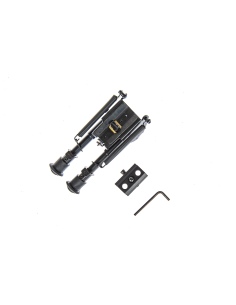 Bipiede Rokstad tipo Harris Tactical Corto 6 pollici con adattatore picatinny 3