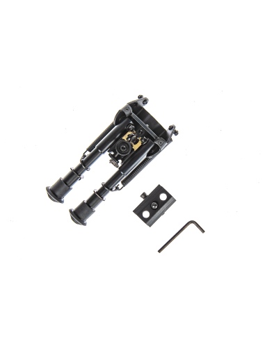 Bipiede Rokstad tipo Harris Tactical Corto 6 pollici con adattatore picatinny 4