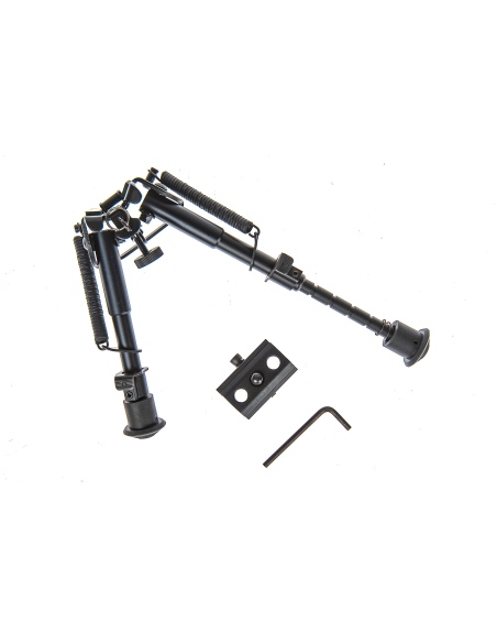 Bipiede Rokstad tipo Harris Tactical Corto 6 pollici con adattatore picatinny 8