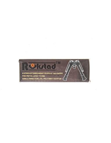 Bipiede Rokstad tipo Harris Tactical Corto 6 pollici con adattatore picatinny 2