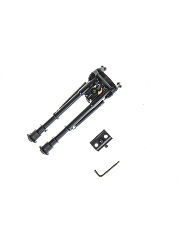 Bipiede Rokstad tipo Harris Tactical Lungo 9 pollici con adattatore picatinny 4