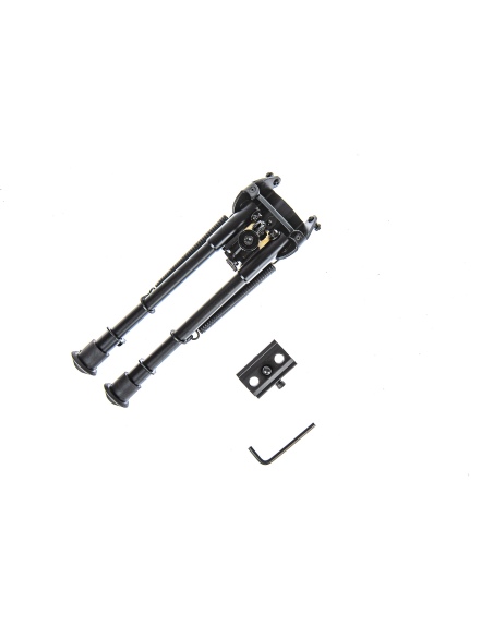 Bipiede Rokstad tipo Harris Tactical Lungo 9 pollici con adattatore picatinny 4