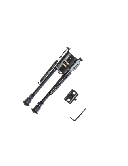 Bipiede Rokstad tipo Harris Tactical Lungo 9 pollici con adattatore picatinny 5