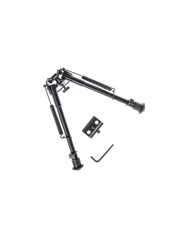 Bipiede Rokstad tipo Harris Tactical Lungo 9 pollici con adattatore picatinny 6