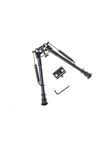 Bipiede Rokstad tipo Harris Tactical Lungo 9 pollici con adattatore picatinny 7