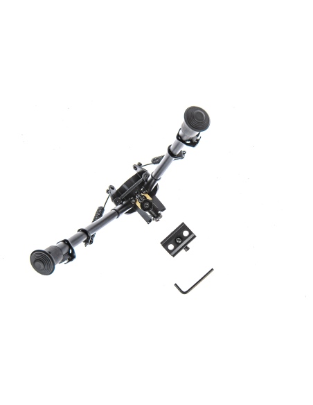 Bipiede Rokstad tipo Harris Tactical Lungo 9 pollici con adattatore picatinny 8