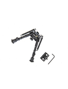 Bipiede Rokstad tipo Harris Tactical Sniper corto 6 pollici con adattatore picatinny 3 2