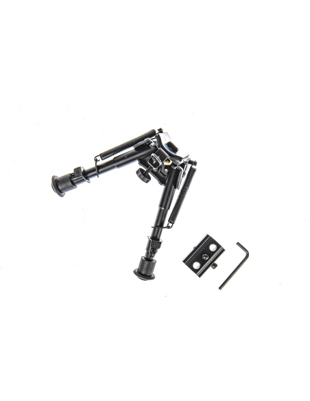 Bipiede Rokstad tipo Harris Tactical Sniper corto 6 pollici con adattatore picatinny 4