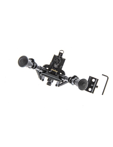 Bipiede Rokstad tipo Harris Tactical Sniper corto 6 pollici con adattatore picatinny 6