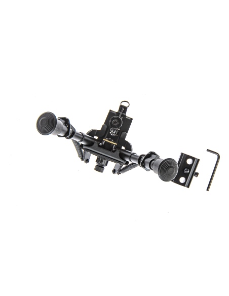 Bipiede Rokstad tipo Harris Tactical Sniper corto 6 pollici con adattatore picatinny 6