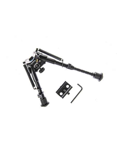Bipiede Rokstad tipo Harris Tactical Sniper corto 6 pollici con adattatore picatinny 7