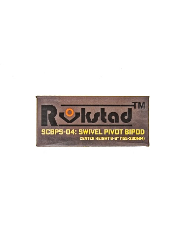 Bipiede Rokstad tipo Harris Tactical Sniper corto 6 pollici con adattatore picatinny 1