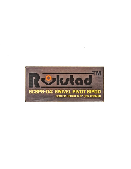 Bipiede Rokstad tipo Harris Tactical Sniper corto 6 pollici con adattatore picatinny 1