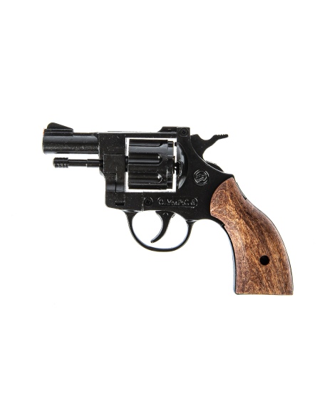 RP030615   REVOLVER A SALVE BRUNI MODELLO OLIMPIC CAL. 6mm GUANCE IN LEGNO BRUNITO 2