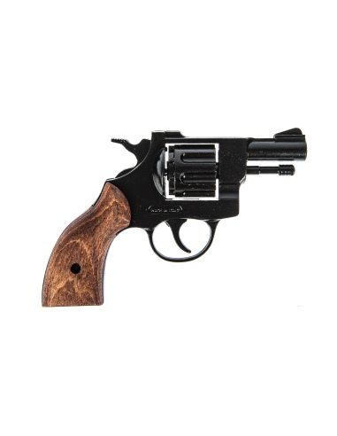 RP030615   REVOLVER A SALVE BRUNI MODELLO OLIMPIC CAL. 6mm GUANCE IN LEGNO BRUNITO 3