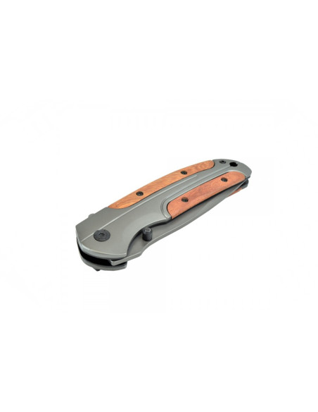 JS000038   Coltello pieghevole manico in legno JS TACTICAL 3