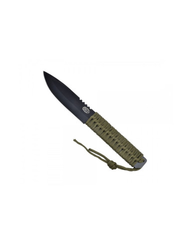 JS000043   Coltello lama fissa full tang con manico in cordura JS TACTICAL