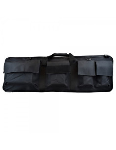 JS TACTICAL CUSTODIA ROYAL IN NYLON IMBOTTITA NERA 88cm CON TASCHE x CARABINA (B100)