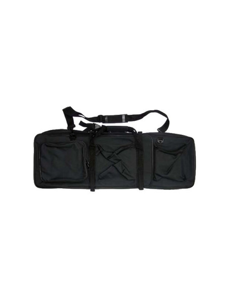 JS TACTICAL CUSTODIA ROYAL IN NYLON IMBOTTITA NERA 88cm CON TASCHE E BRETELLE x CARABINA (B200 B)