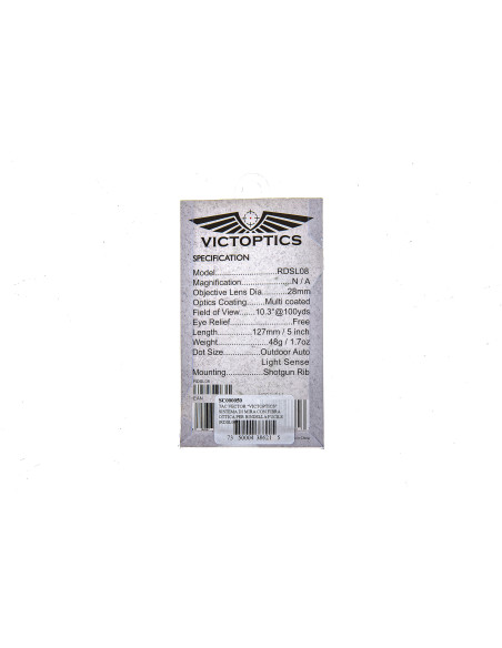 Tac Vector Victoptics sistema di mira con fibra ottica 2