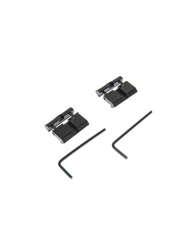SC000051   Tac Vector COPPIA BASI PICATINNY PER SLITTA DOVETAIL 1mm 1