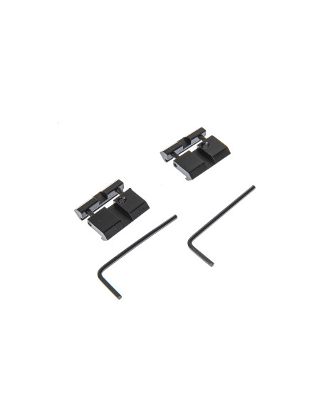 SC000051   Tac Vector COPPIA BASI PICATINNY PER SLITTA DOVETAIL 1mm 1