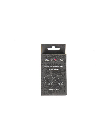 SC000057   Tac Vector COPPIA ANELLI DA 30mm IN ALLUMINIO PWE SLITTA PICATINNY 1