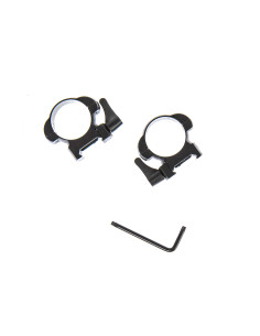 SC000059   Tac Vector GUNPANY COPPIA ANELLI DA 30mm QD IN ACCIAIO MEDI PER SLITTA PICATINNY 3 2