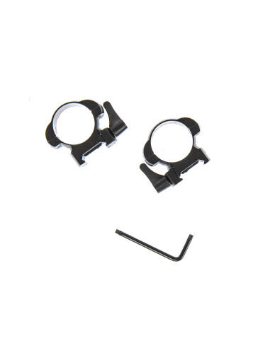 SC000059   Tac Vector GUNPANY COPPIA ANELLI DA 30mm QD IN ACCIAIO MEDI PER SLITTA PICATINNY 4