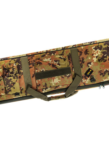 JS000174 - JS TACTICAL CUSTODIA ROYAL IN NYLON IMBOTTITA CAMO 130cm CON TASCHE x CARABINA