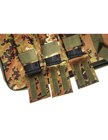 JS000174 - JS TACTICAL CUSTODIA ROYAL IN NYLON IMBOTTITA CAMO 130cm CON TASCHE x CARABINA