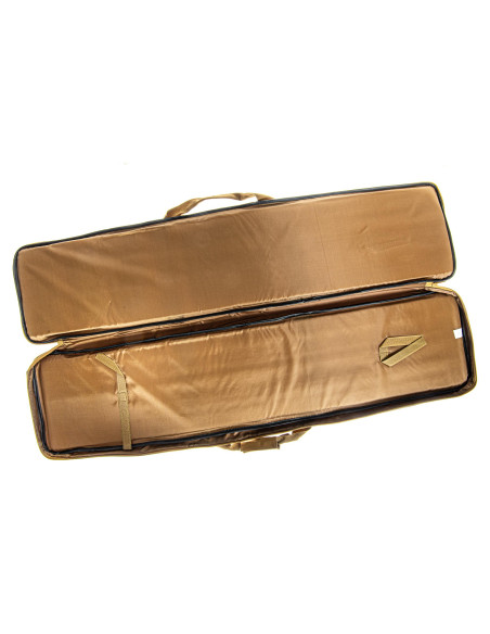 JS000175 - JS TACTICAL CUSTODIA PER FUCILE IN NYLON IMBOTTITA DESERT TAN 130cm CON TASCHE x CARABINA