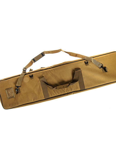 JS000175 - JS TACTICAL CUSTODIA PER FUCILE IN NYLON IMBOTTITA DESERT TAN 130cm CON TASCHE x CARABINA