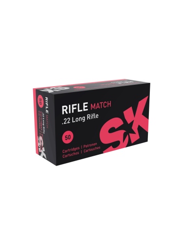 CT001807   SK MUNIZIONI RIFLE MATCH CAL. 22 40 GRS