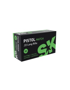 CT001804   SK MUNIZIONI PISTOL MATCH CAL. 22 40 GRS