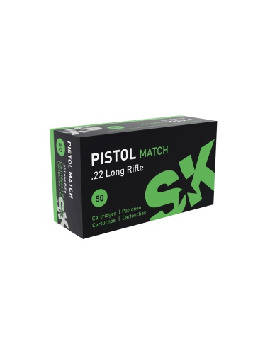 CT001804   SK MUNIZIONI PISTOL MATCH CAL. 22 40 GRS