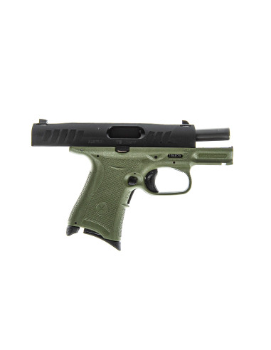 PS000362   PISTOLA BUBIX BRO GREEN VERDE CAL 9X19 LUGER 9