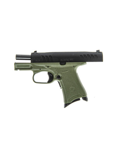 PS000362   PISTOLA BUBIX BRO GREEN VERDE CAL 9X19 LUGER 10