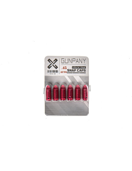 SC000074   Tac Vector GUNPANY SALVAPERCUSSORI IN ALLUMINIO ROSSI CAL. 45ACP 1
