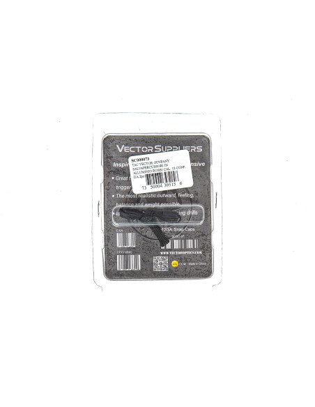 SC000073   Tac Vector GUNPANY SALVAPERCUSSORI IN ALLUMINIO ROSSI CAL. 12 2