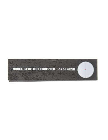 SC000062   Tac Vector FORESTER GEN II CANNOCCHIALE 1 5X24 ILLUMINATO TUBO 30mm 2