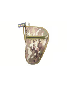 JS000182   JS TACTICAL CUSTODIA ROYAL IN NYLON IMBOTTITA CAMO 27cm x PISTOLA