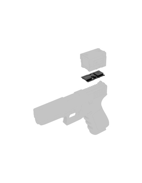 SC000097   VECTOR OPTICS BASE ADATTATORE IN ACCIAIO PER GLOCK MOS PER AIMP. ACRO   VECTOR  FRENZY PLUS 4