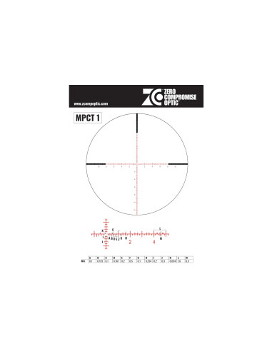 Zero Compromise Optic reticolo MPCT 1