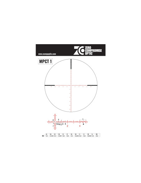 Zero Compromise Optic reticolo MPCT 1