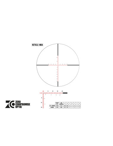 ZCO ZERO COMPROMISE OPTIC CANNOCCHIALE 8-40x56...