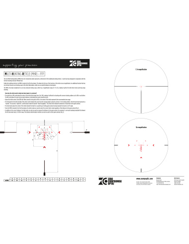 ZCO ZERO COMPROMISE OPTIC CANNOCCHIALE...